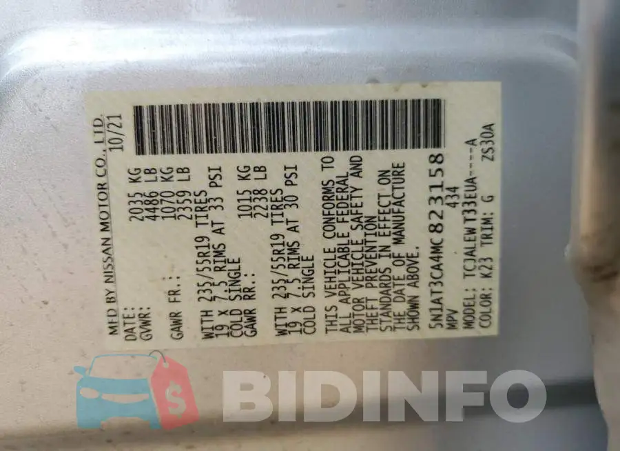 5N1AT3CA4MC823158 Photo# 13