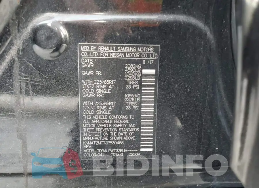 KNMAT2MT7JP530468 Photo# 10