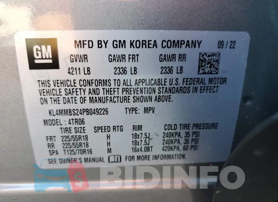 KL4MMBS24PB049226 Photo# 13