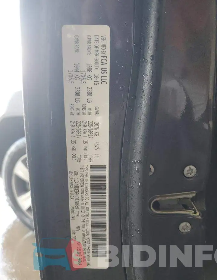 1C4NJDEB0HD128859 Photo# 13