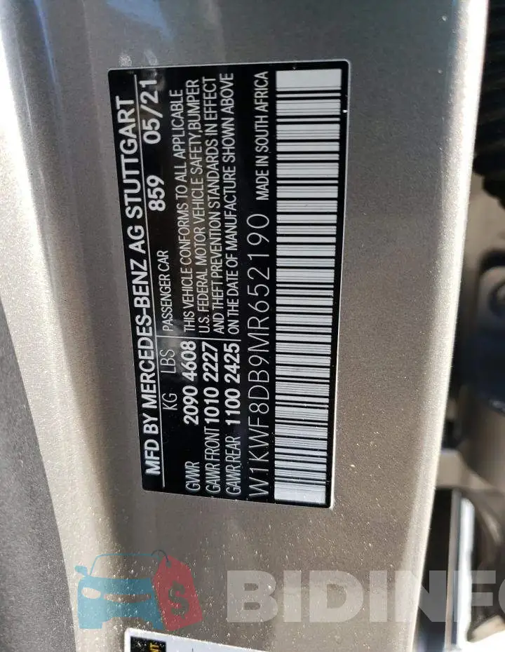 W1KWF8DB9MR652190 Photo# 12