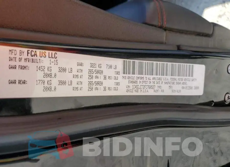 1C4SDJCT2FC760527 Photo# 12
