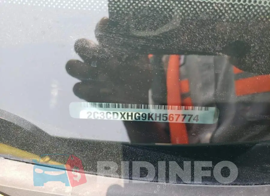 2C3CDXHG9KH567774 Photo# 12