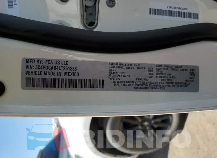 3C4PDCAB4LT261286 Photo# 12