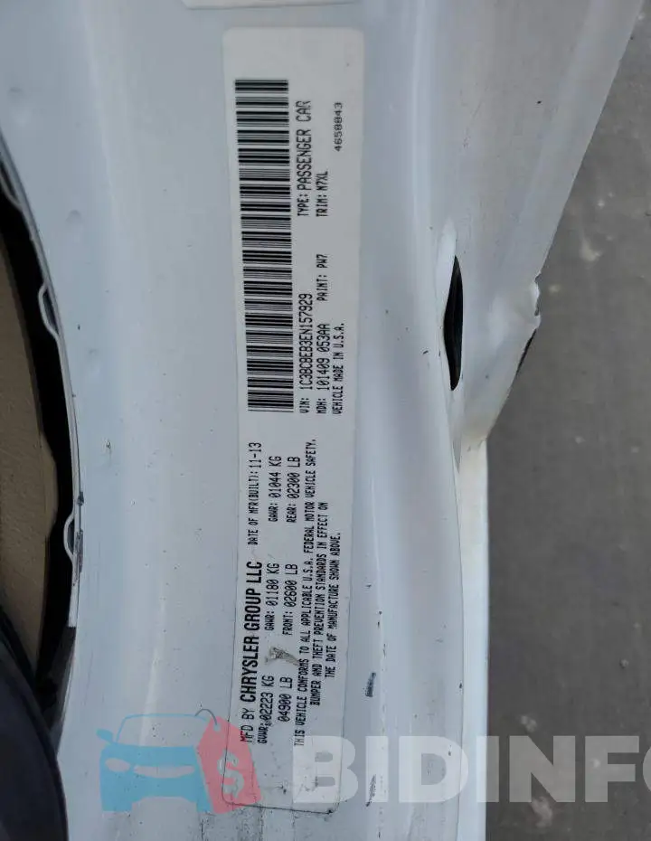 1C3BCBEB3EN157929 Photo# 12