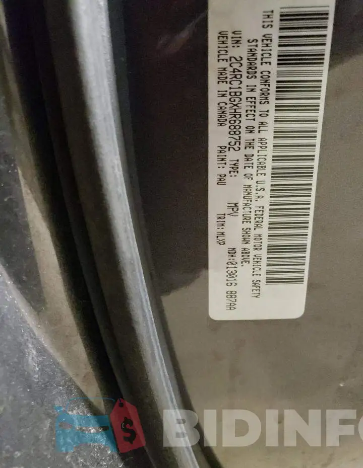 2C4RC1BGXHR688752 Photo# 12