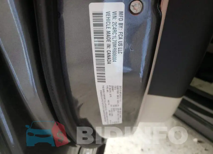 2C4RC1L70MR606004 Photo# 13