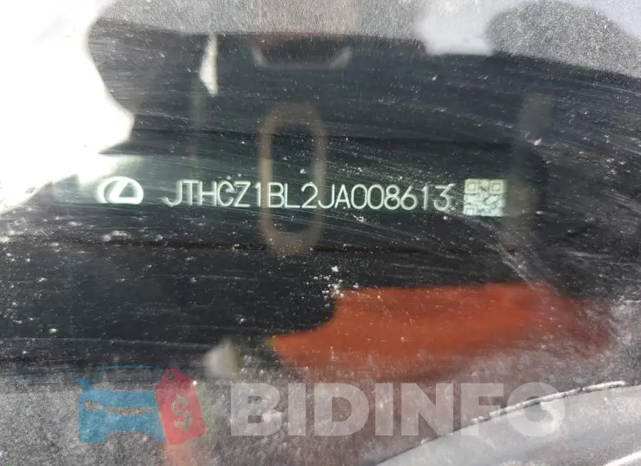 JTHCZ1BL2JA008613 Photo# 13