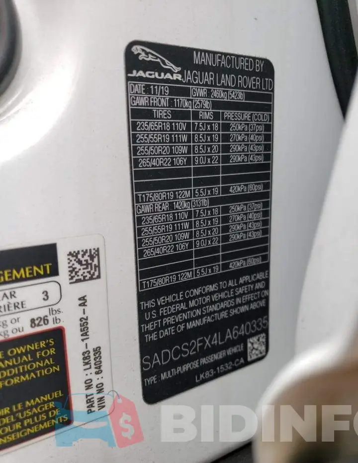SADCS2FX4LA640335 Photo# 14