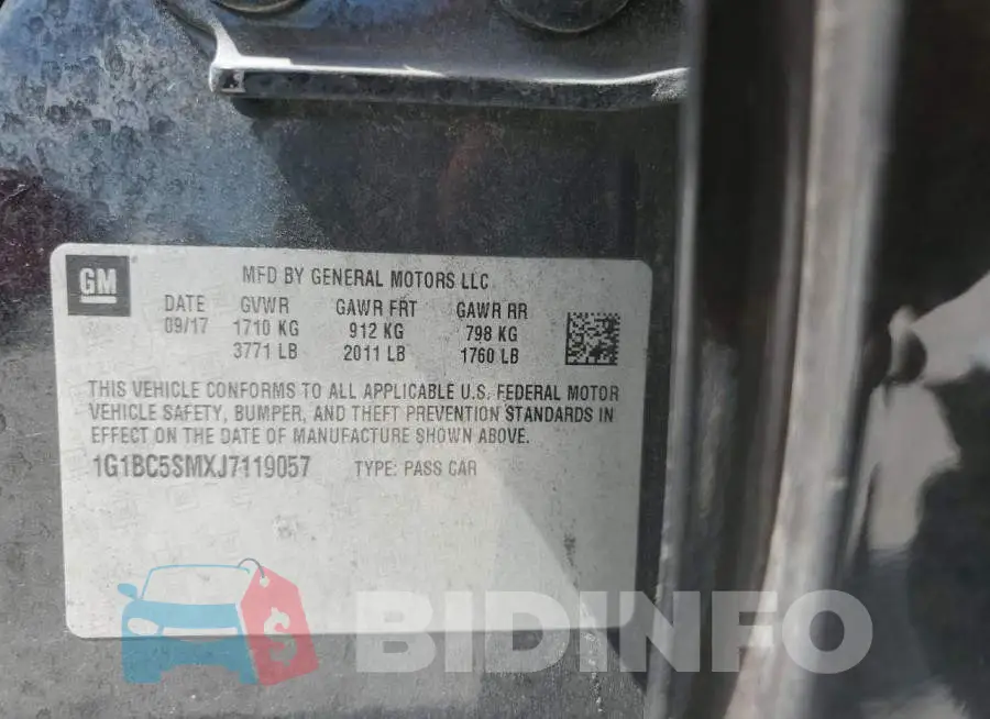 1G1BC5SMXJ7119057 Photo# 12