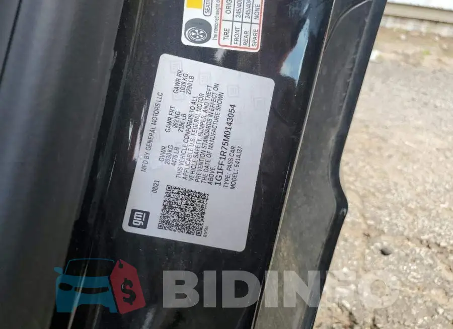 1G1FF1R75M0143054 Photo# 12