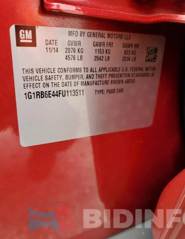 1G1RB6E44FU113511 Photo# 12