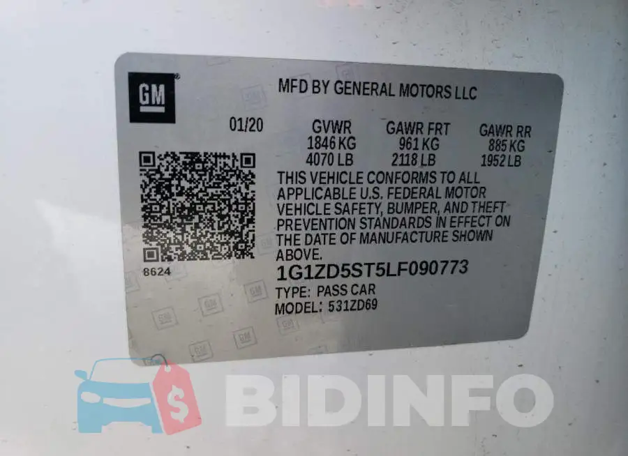 1G1ZD5ST5LF090773 Photo# 12