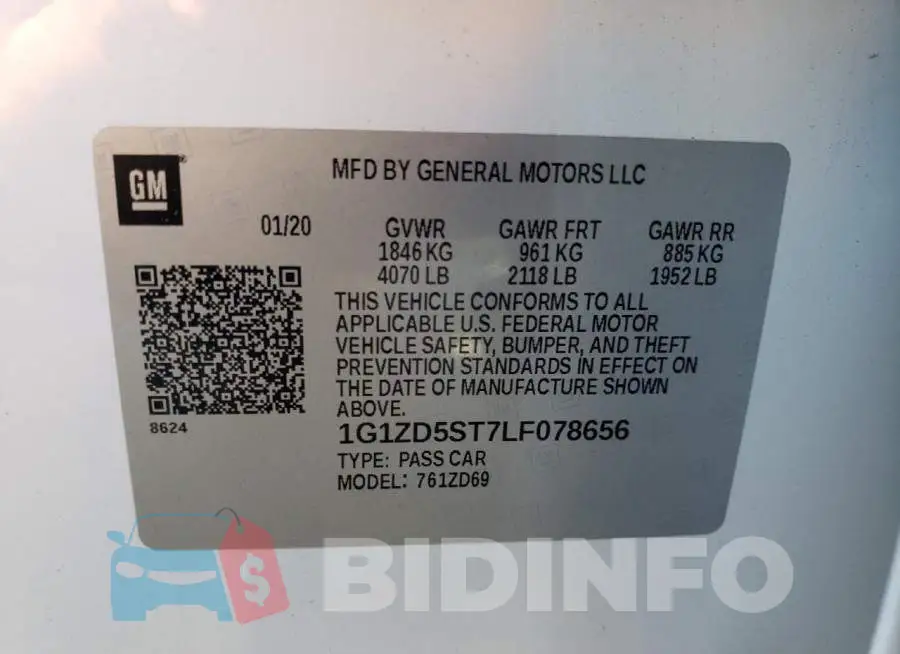 1G1ZD5ST7LF078656 Photo# 12