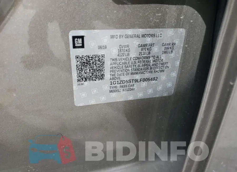1G1ZD5ST9LF005482 Photo# 13