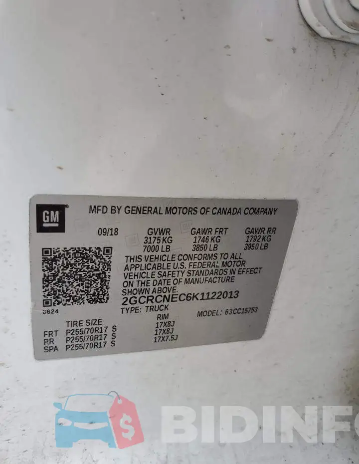 2GCRCNEC6K1122013 Photo# 12
