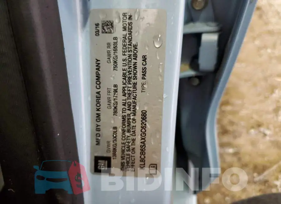 KL8CB6SAXGC620680 Photo# 12
