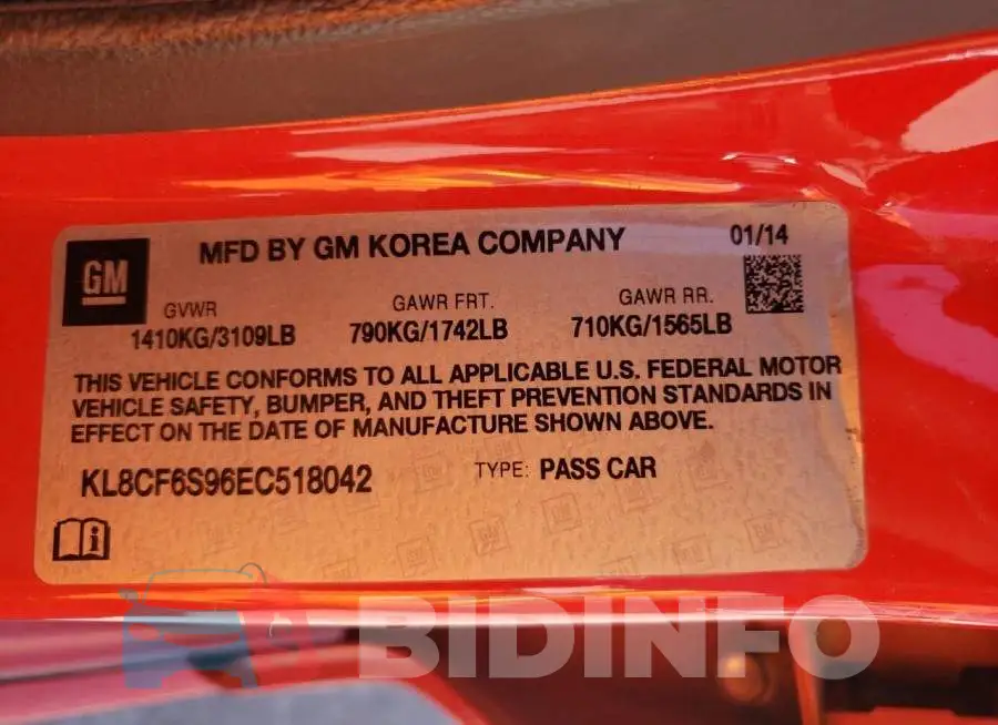 KL8CF6S96EC518042 Photo# 13
