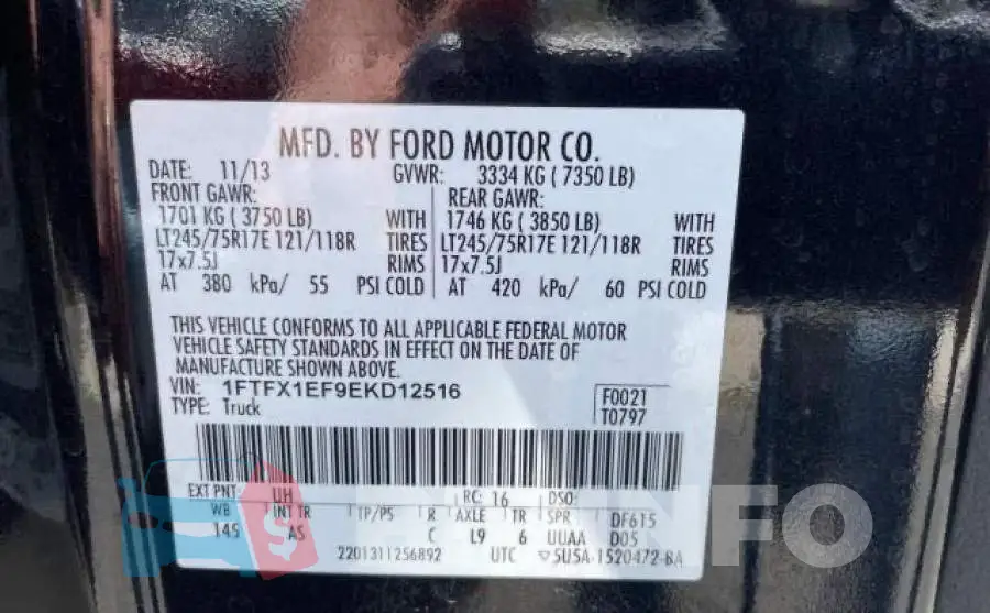 1FTFX1EF9EKD12516 Photo# 10