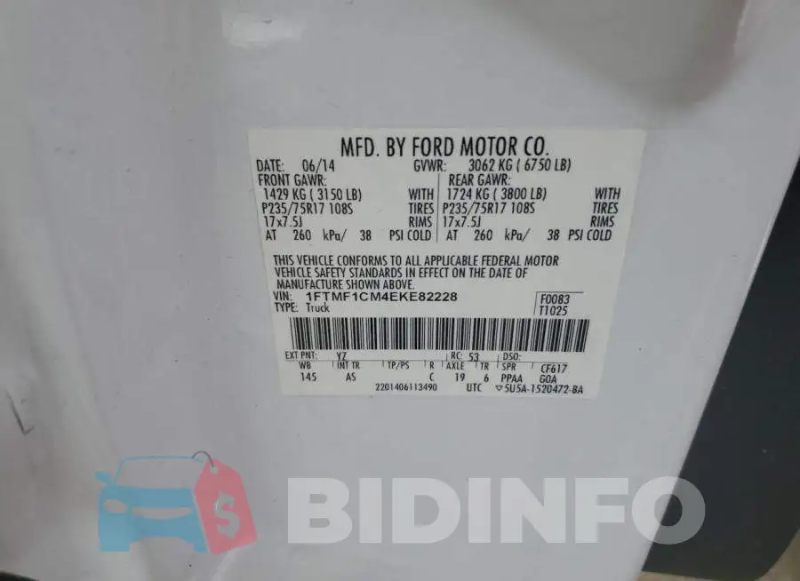 1FTMF1CM4EKE82228 Photo# 12
