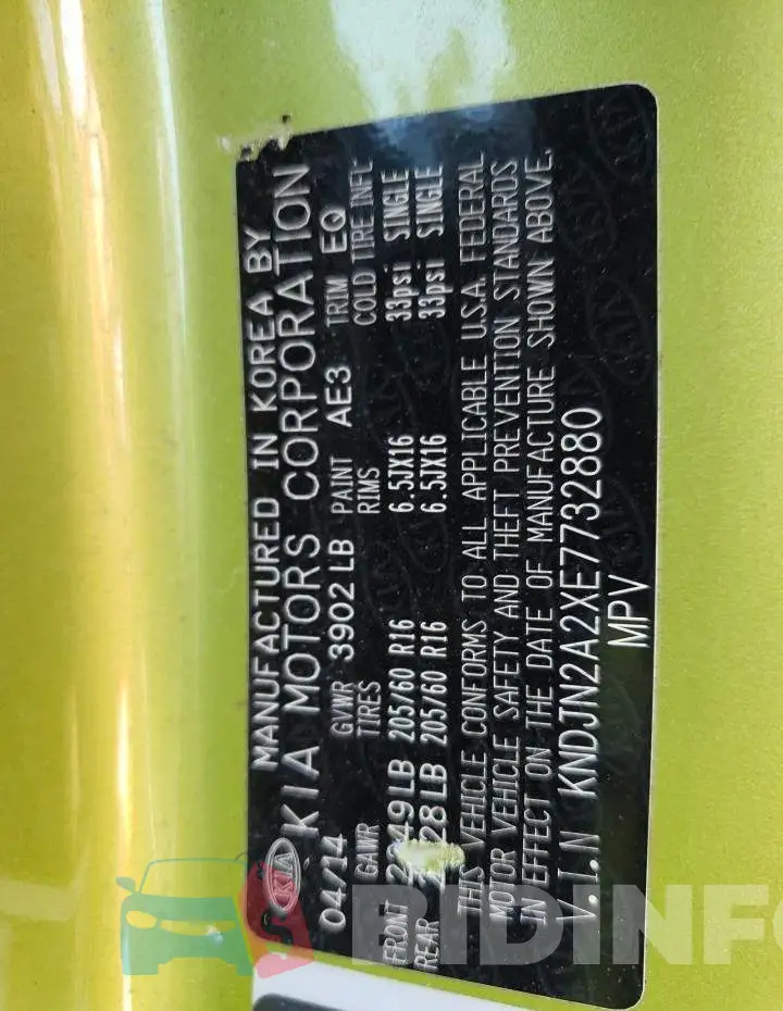 KNDJN2A2XE7732880 Photo# 12
