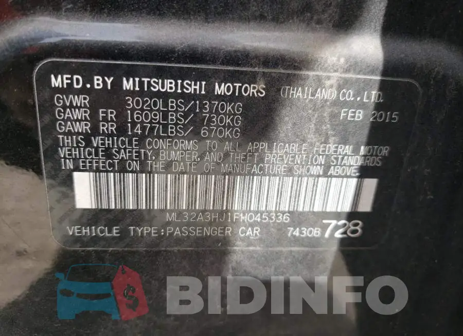 ML32A3HJ1FH045336 Photo# 13