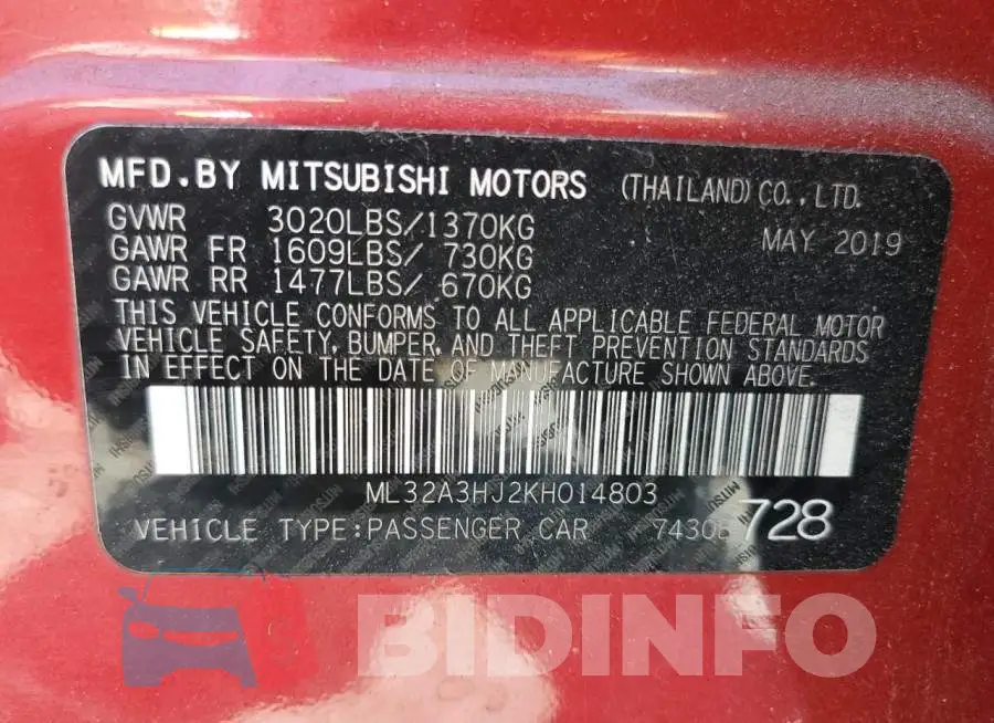 ML32A3HJ2KH014803 Photo# 12