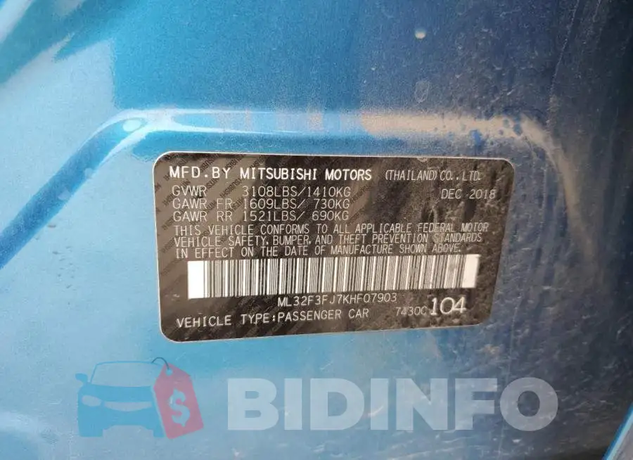 ML32F3FJ7KHF07903 Photo# 12