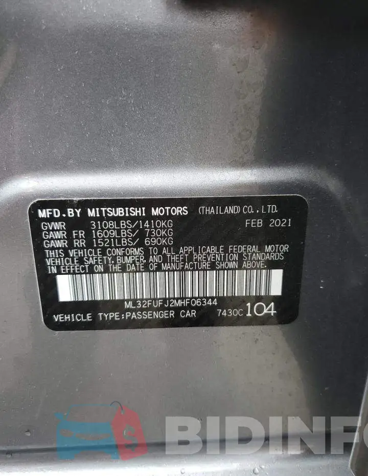 ML32FUFJ2MHF06344 Photo# 12