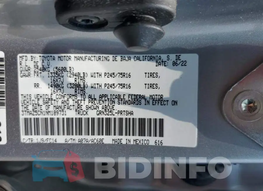 3TMAZ5CN1NM189731 Photo# 13