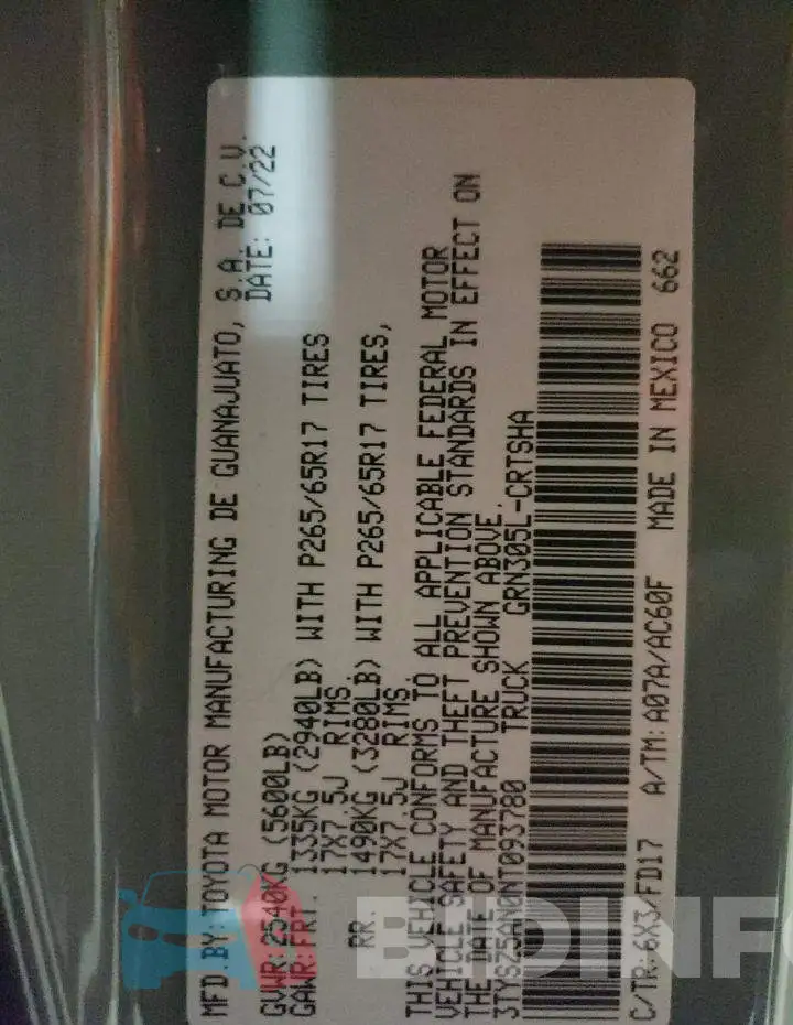 3TYSZ5AN0NT093780 Photo# 12