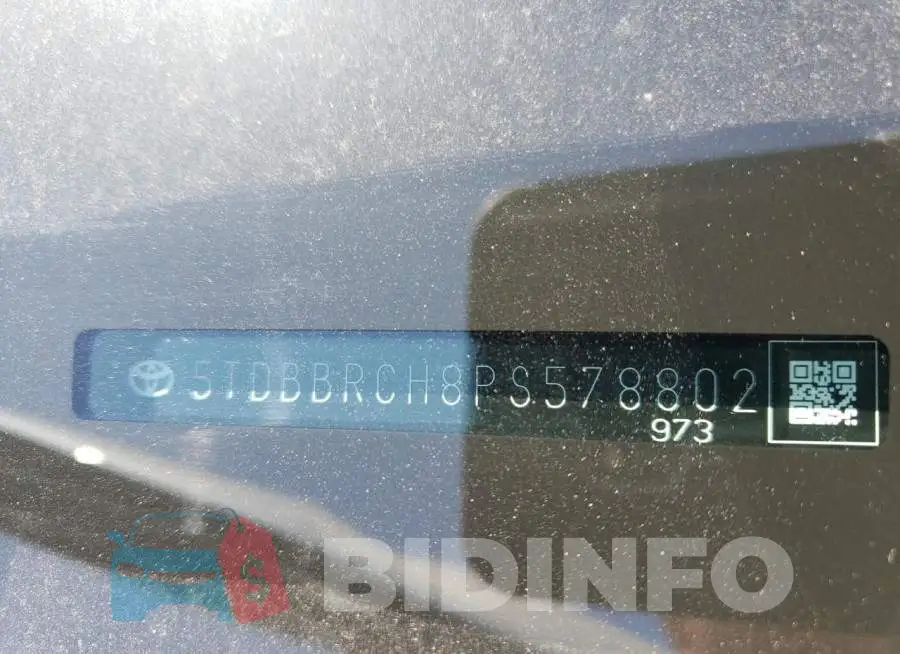 5TDBBRCH8PS578802 Photo# 13