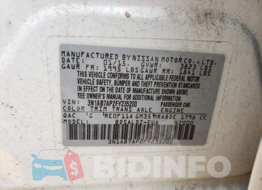 3N1AB7AP2FY235200 Photo# 13