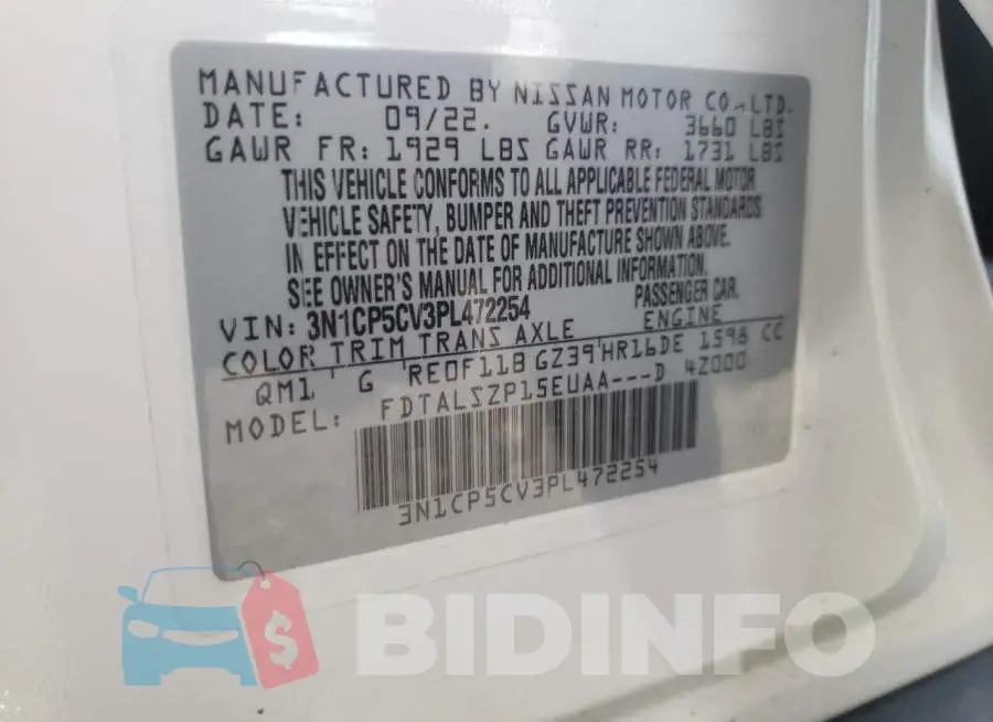 3N1CP5CV3PL472254 Photo# 13