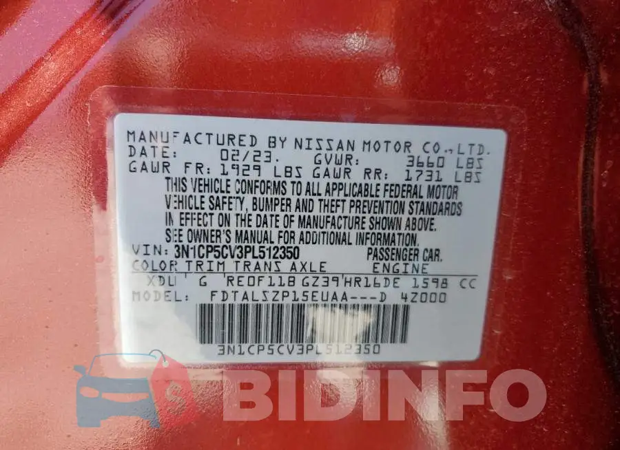 3N1CP5CV3PL512350 Photo# 12