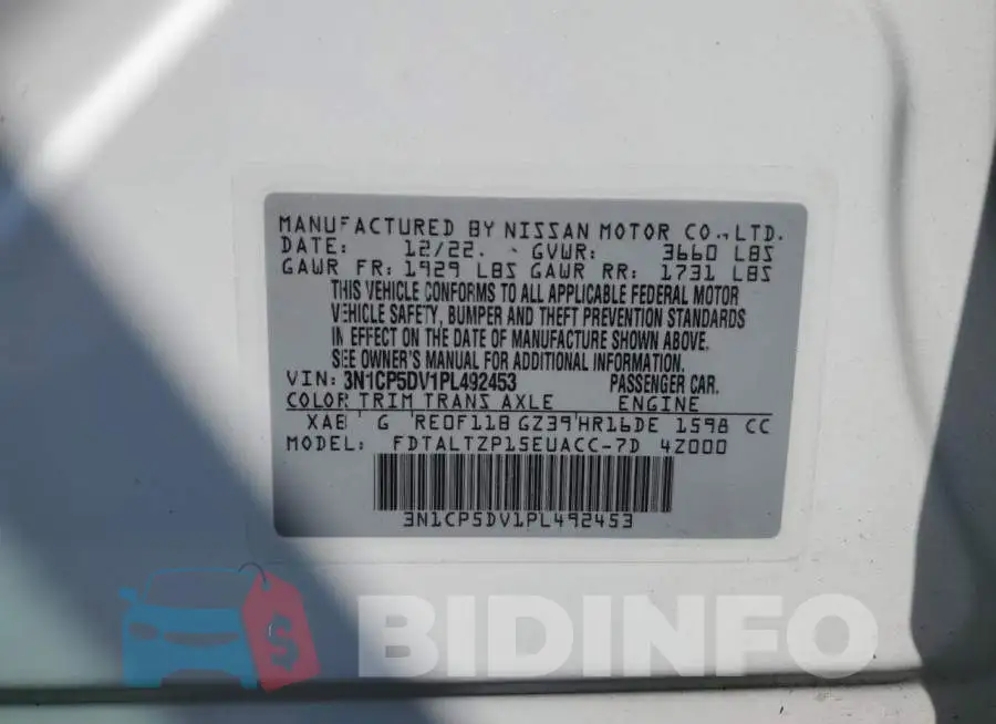3N1CP5DV1PL492453 Photo# 12