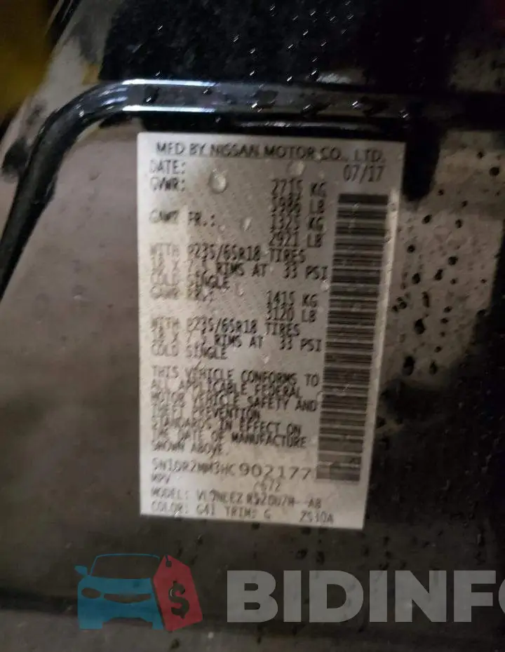 5N1DR2MM3HC902177 Photo# 13