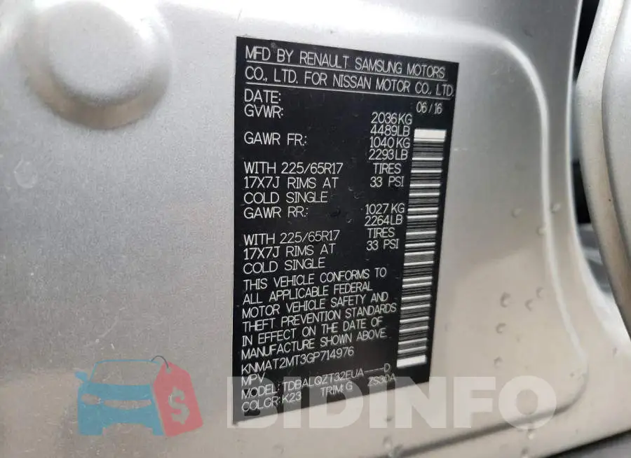 KNMAT2MT3GP714976 Photo# 14