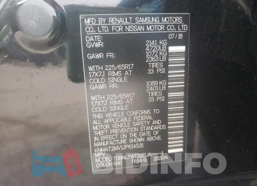 KNMAT2MV1JP614531 Photo# 13