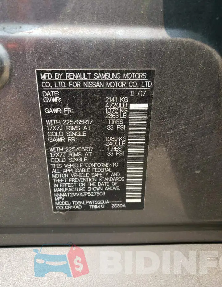 KNMAT2MVXJP527503 Photo# 13