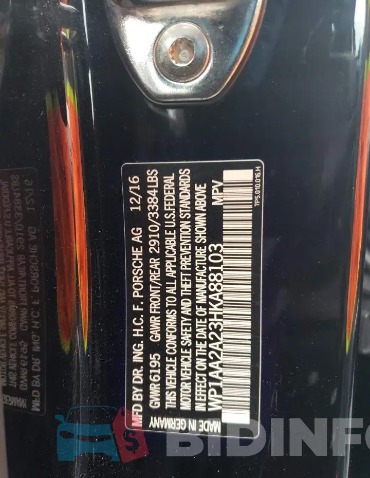 WP1AA2A23HKA88103 Photo# 12