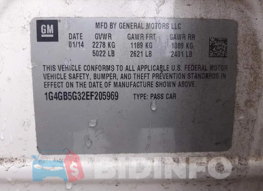 1G4GB5G32EF205969 Photo# 10