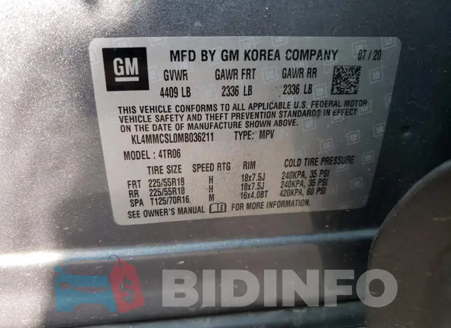 KL4MMCSL0MB036211 Photo# 12