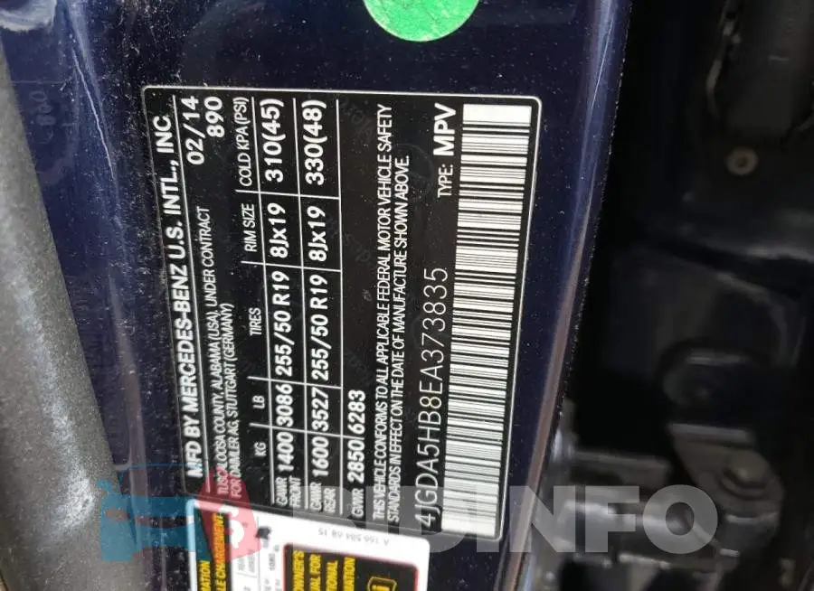 4JGDA5HB8EA373835 Photo# 12