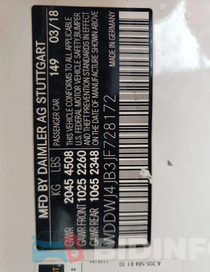 WDDWJ4JB3JF728172 Photo# 12