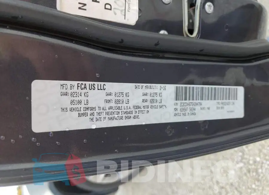 2C3CDXHG7GH204784 Photo# 13