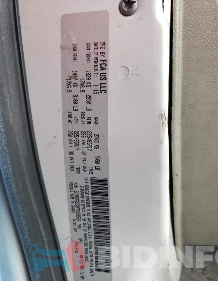 2C4RDGBG0FR689583 Photo# 13