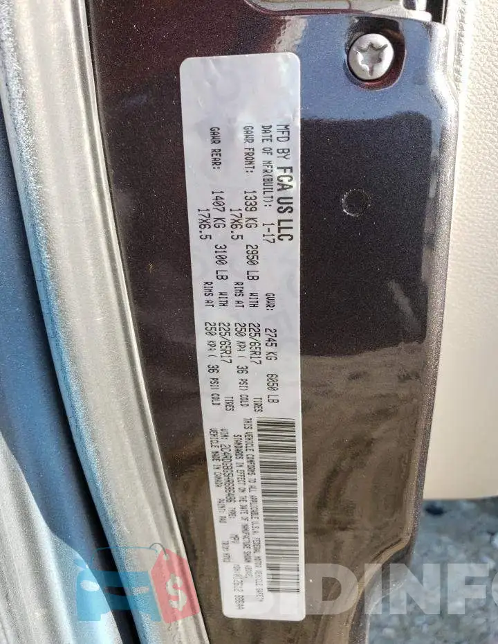 2C4RDGBG5HR686486 Photo# 13