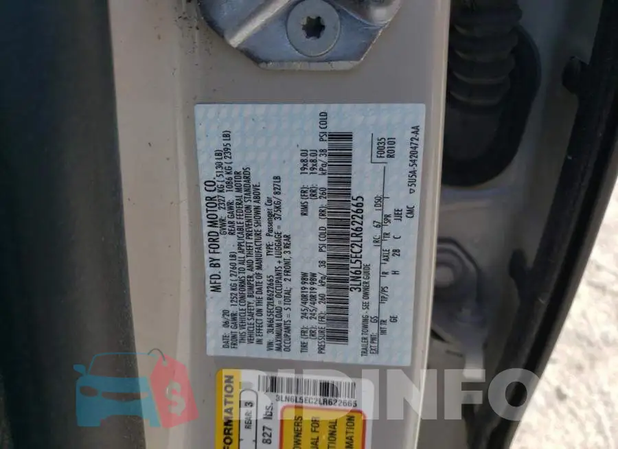 3LN6L5EC2LR622665 Photo# 12
