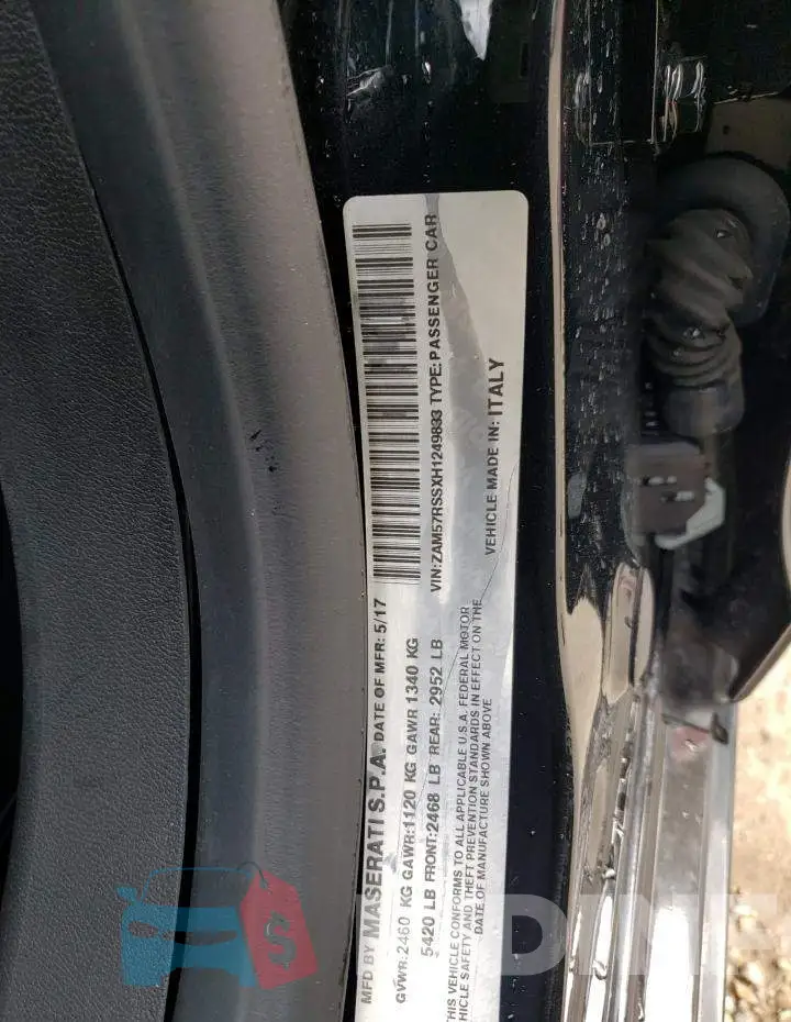 ZAM57RSSXH1249833 Photo# 12